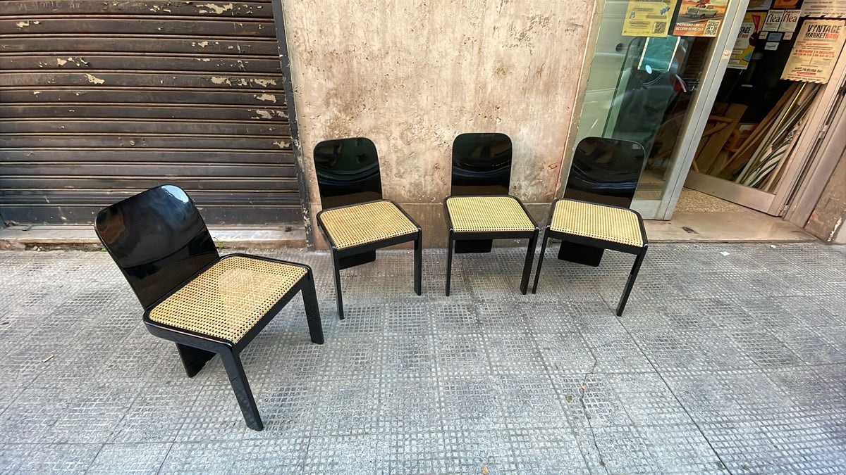 Sedie anni 70 Molinari per Pozzi