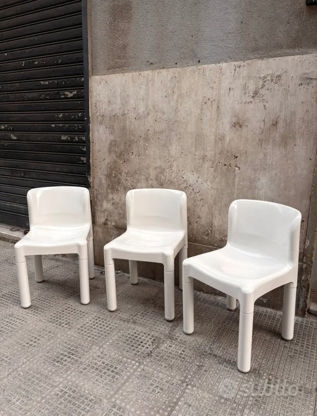 Sedie Kartell Carlo Bartoli anni 70