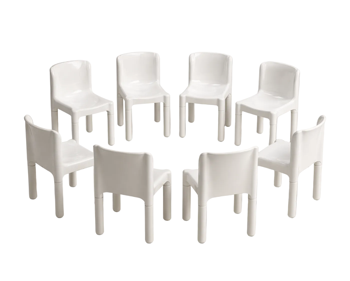 Sedie Kartell Carlo Bartoli anni 70